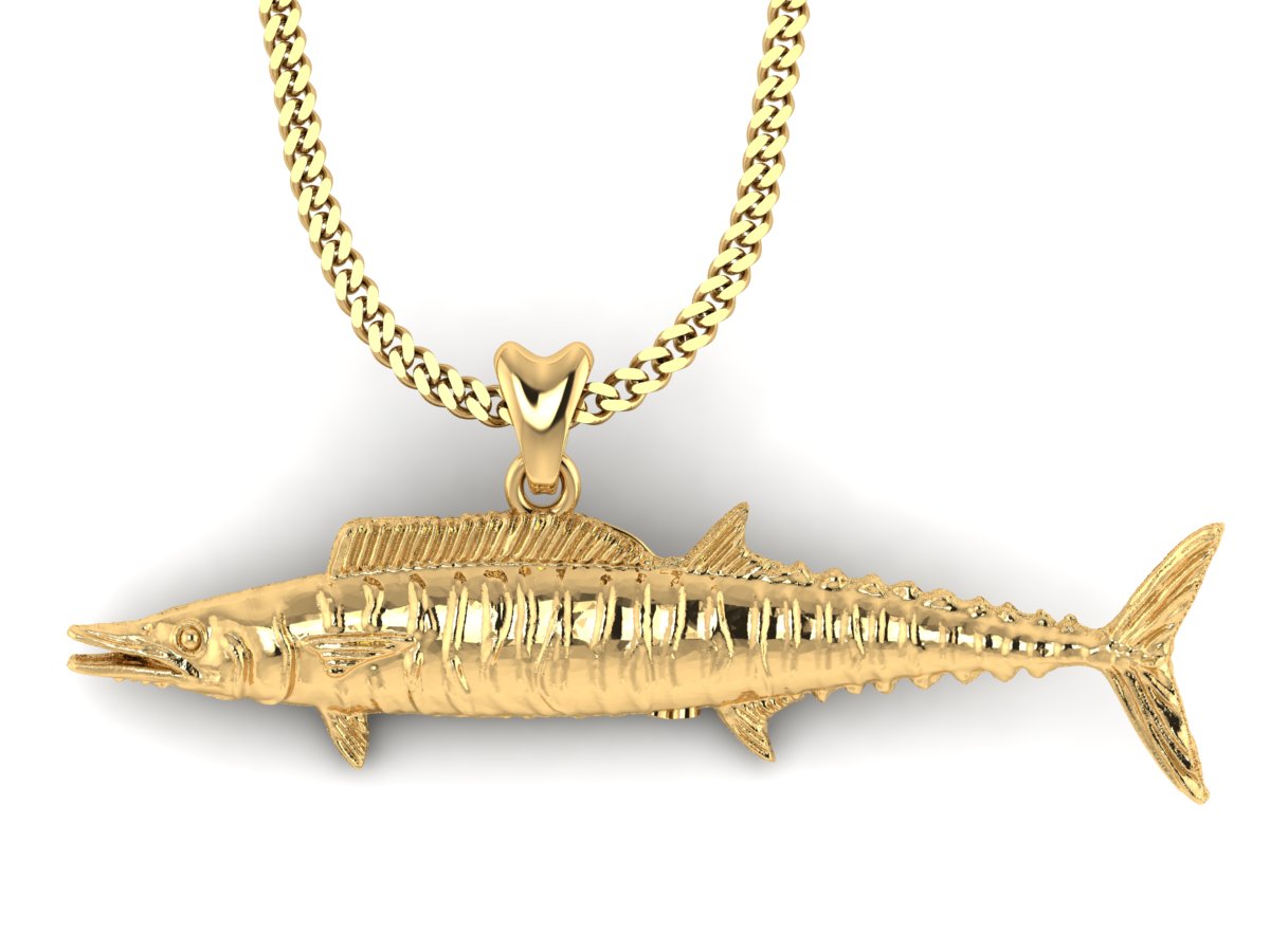 gold vermeil wahoo necklace by Castil