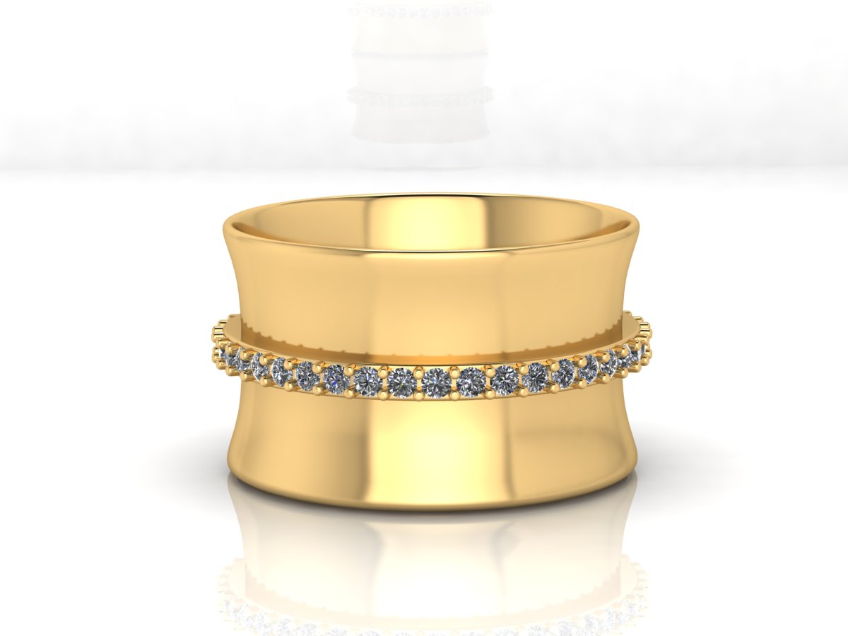 Wide Eternity Band (Solid Gold)