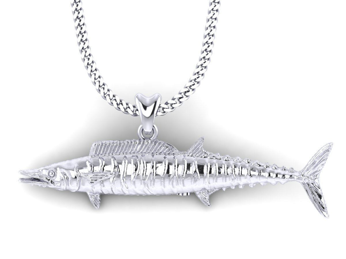 silver wahoo necklace by Castil