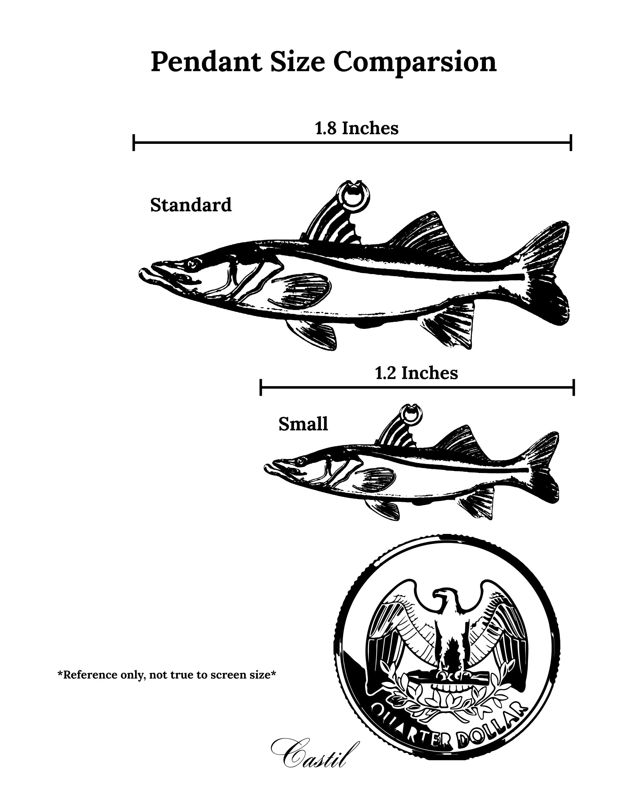 Snook Fish Necklace