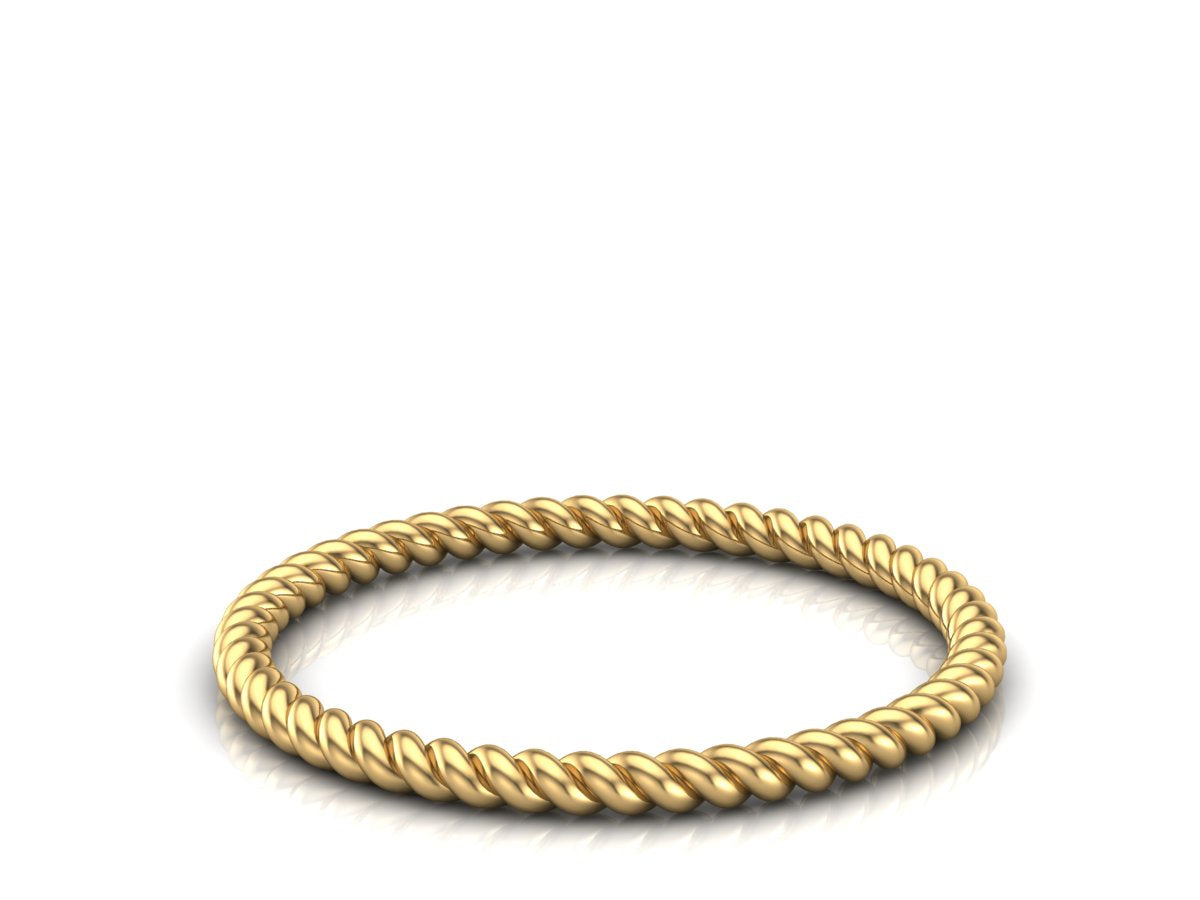 Rope Ring (Solid Gold)