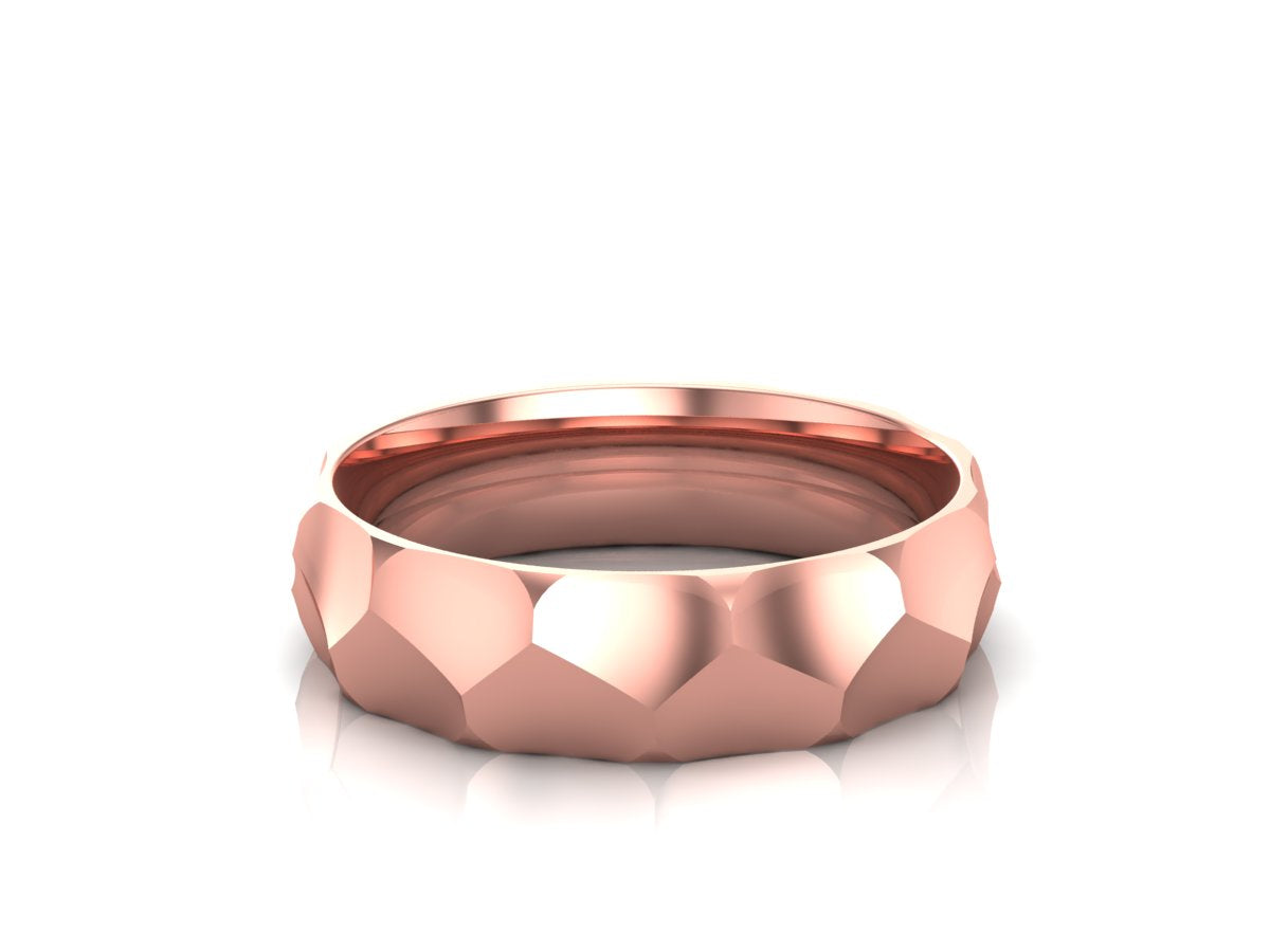 Hammered Ring (Solid Gold)