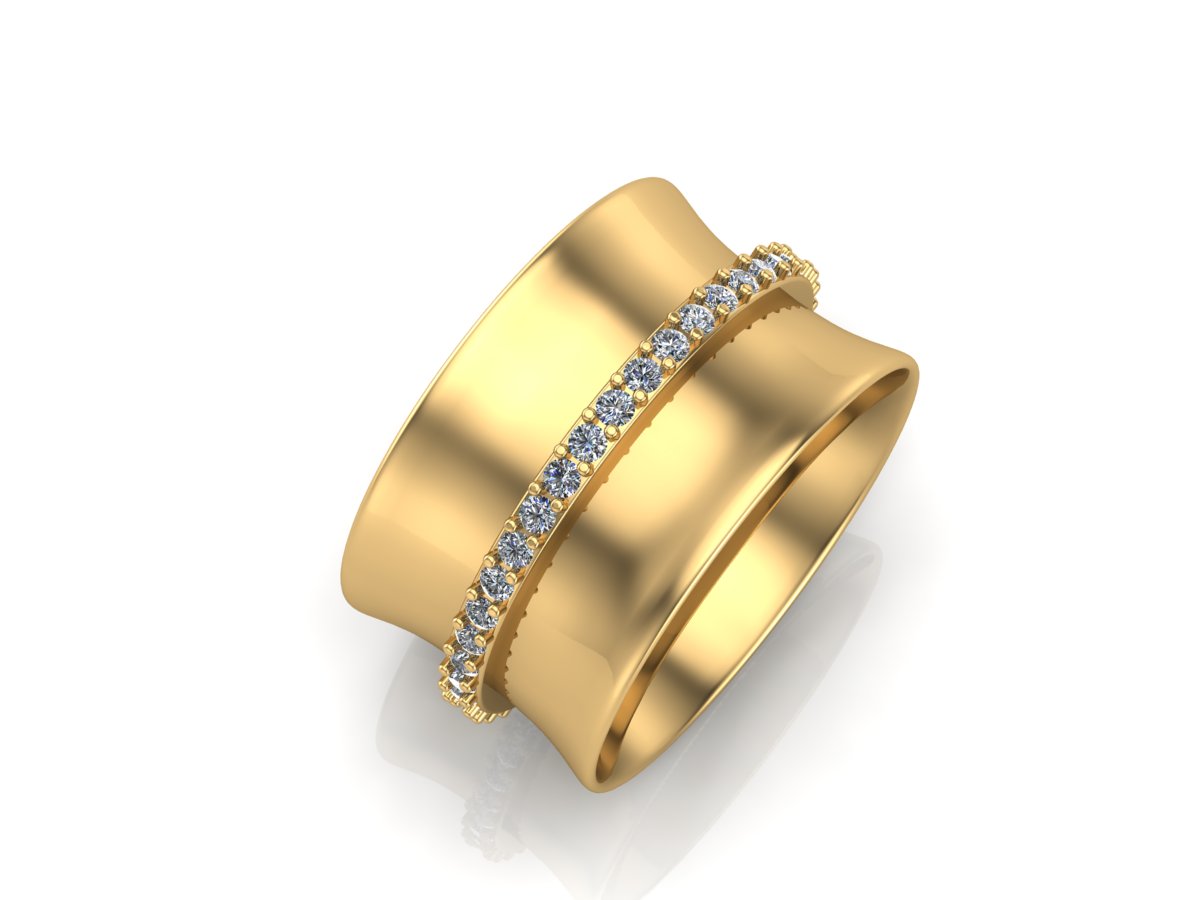 Wide Eternity Band (Solid Gold)
